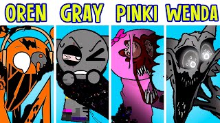 FNF Vs Pibby Pink Eye  Full Story Part 1 Incredibox Sprunki Friday Night Funkin [upl. by Maynard]