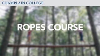 Ropes Course  Champlain College [upl. by Anigroeg]