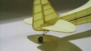 Rubber powered scale model airplanes [upl. by Ai28]