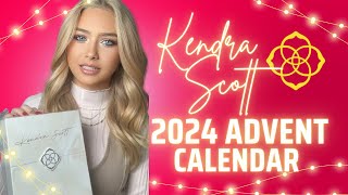 KENDRA SCOTT 2024 Jewelry Advent Calendar Unboxing‼️655 Value 😱 KendraScott [upl. by Forester933]