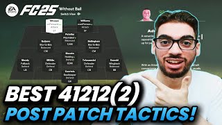 POST PATCH BEST META 412122 FORMATION AND CUSTOM TACTICS  FC 25 ULTIMATE TEAM [upl. by Wake]