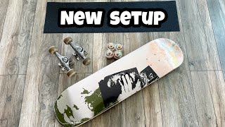 New Skateboard Setup 825in Quasi [upl. by Ahsot]