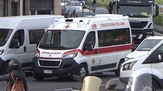 Ambulanza 1375 Croce Rossa Italiana  Comitato di Pieve di Teco in sirena [upl. by Leola]