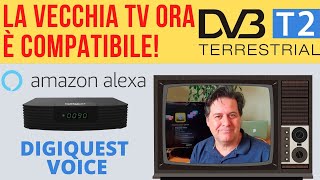 🆘 La vecchia TV adesso è smart ha Alexa ed è compatibile col DVBT2 [upl. by Elwee]