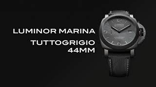 PAMCAST Innovative materials Luminor Marina TuttoGrigio 44mm PAM1662 [upl. by Suivatram]