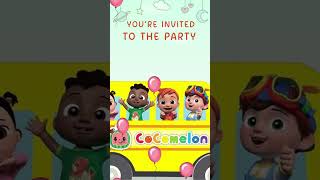 Amazing Cocomelon Birthday Card  Kids Birthday Invitation Video  By Celebrare  Video Id 5101 [upl. by Lletniuq]