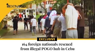 BNC EXCLUSIVE 164 foreign nationals rescued from illegal POGO hub in Cebu [upl. by Gnok]