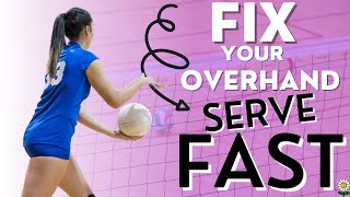 Overhand Serve A Volleyball Over THE NET ⎮Volleyball Drills [upl. by Rostand304]