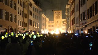 Sonne Schnee und Feuer  Fasnacht und Chienbäse Liestal 2023 [upl. by Llevart]