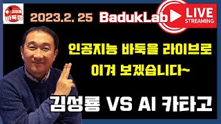 225 LIVE 인공지능 바둑을 라이브로 이겨 보겠습니다 김성룡 VS AI 카타고 [upl. by Elayor678]