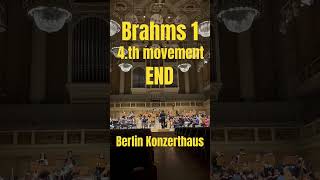 Brahms 1 4th movement brahms first symphony berlin orchestra concerthall recording music [upl. by Natasha]