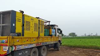 Borewell drilling machine in Village [upl. by Lordan]