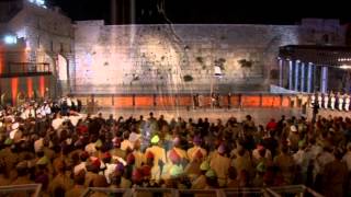 Hatikvah national anthem of Israel at the Kotel [upl. by Frisse547]