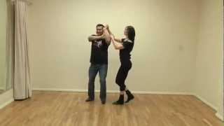 Salsa On2  Beginner Salsa Turn Pattern [upl. by Nehpets978]