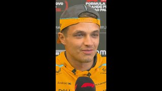 Lando calling out Max landonorris maxverstappen formula1 F1 brazilgp [upl. by Zilevi558]