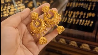 New latest gold jhumka designs for ladies  jhumka designs [upl. by Denise]