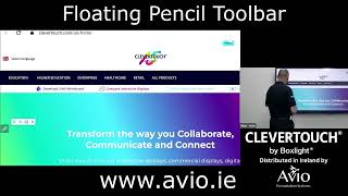 Clevertouch Floating Pencil Toolbar [upl. by Annayram]