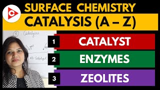 Catalysis AZ  Surface Chemistry  Catalyst  Enzymes  Zeolites [upl. by Kcaz876]