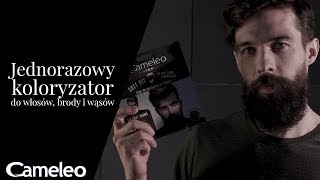 Cameleo MEN  Jednorazowy koloryzator do włosów Grey OFF [upl. by Taima]