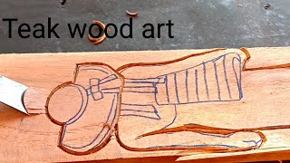 How to wood carving Beginners [upl. by Jamnis251]