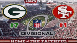 MADDEN NFL 2024  NFC DIV PLAYOFF GB PACKERS vs SF 49ERS Game Preview Franchise Simulation next gen [upl. by Lil]