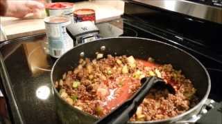 Seans Kitchen  Special Recipe Chili based on a world famous recipe  how to make chili [upl. by Agnimod500]