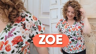 1 🧡 Cómo hacer una BLUSA SENCILLA MANGA SEGUIDA  BLUSAS SENCILLAS Y BONITAS  ZOE [upl. by Obaza]