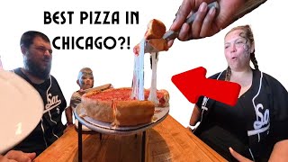 BEST PIZZA IN CHICAGO Giordanos Taste Test [upl. by Netaf643]