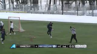 UNH Womens Lacrosse vs UConn Highlights 030514 [upl. by Elmina]