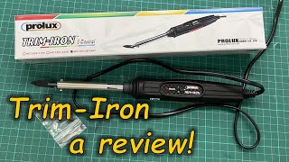 Prolux Trim Iron  Review  RC Balsa Aeroplanes  Heat Shrink Film Covering Iron [upl. by Dimah]