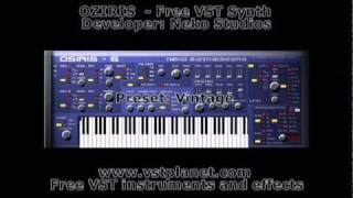 OSIRIS 6  Free VST synth  vstplanetcom [upl. by Tucky]