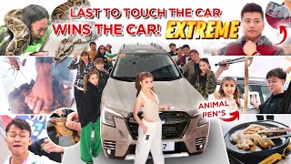 MOST EXTREME LAST TO TOUCH THE CAR WINS THE CAR [upl. by Ahsirk691]