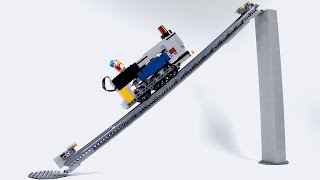 Making a LEGO Train Go Vertical [upl. by Nnelg]