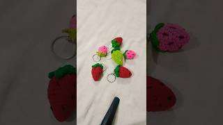 Strawberry 🍓🍓 crochet handmade craft ytshorts knitting [upl. by Casteel]