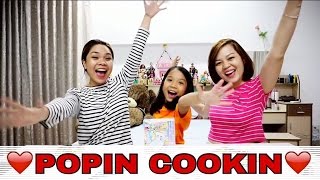 REVIEW POPIN COOKIN Colins làm kẹo táo kẹo socola chuối và Soda Bồn Vệ Sinh SONG THƯ CHANNEL [upl. by Esirehs]