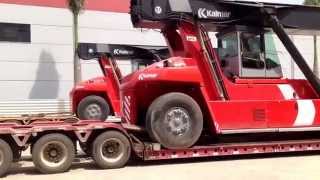 TRANSPORT KALMAR REACH STACKER PEDROSO PESADOS [upl. by Novelia637]