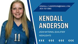 Kendall Anderson 2027 MB 2024 National Qualifier Highlights [upl. by Nils936]