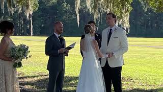 Wingate Place Charleston South Carolina Wedding Oct 17 2024 Chiovera [upl. by Ivets]