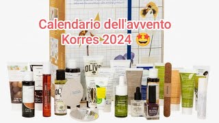 🤩 Calendario dellavvento Korres 2024 [upl. by Nanyt]