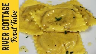 Crab Ravioli Recipe  Tim Maddams [upl. by Schwing]