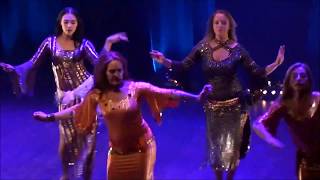 Hgaren ala el shisha  Shaabi with Anastasias dance students at Layali Sweden 2017 [upl. by Aridatha]