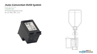 HP 65 65XL 805 304 123 Auto Refill for HP Deskjet 3720 3722 3723 3752 3755 3730 [upl. by Ceporah]