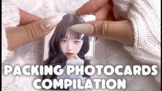 💿Packing kpop photocards TikTok compilation 1✨ [upl. by Eizzil125]