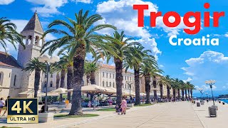 Trogir Croatia 🇭🇷 4K Old Town Walking Tour 2022 [upl. by Nikita261]