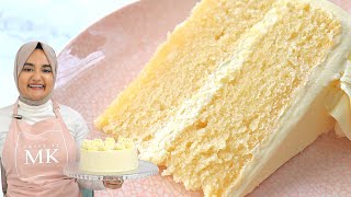 It took me months to perfect this VANILLA CAKE recipe Soft fluffy vanilla cake [upl. by Ellehcal]