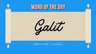 Galit in English  Pronunciation [upl. by Ainej297]