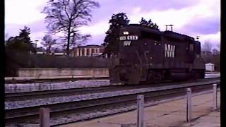 NampW GP30 running light at Spartanburg SC 1988 [upl. by Akirdnahs758]