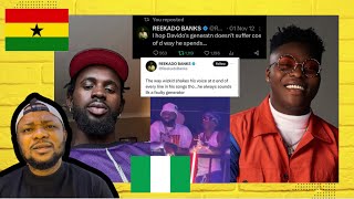 Black Sherif Apologize to Nigeria 🇳🇬  Reekado Banks shade Davido amp Wizkid [upl. by Dreddy]