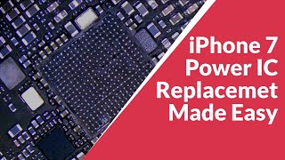 How to Replace iPhone 7 Power IC  iPhone 7 Power IC Repair  STEP BY STEP [upl. by Hashum120]