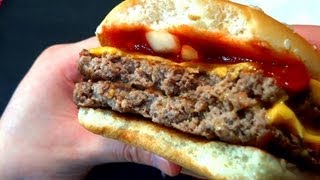 【McDonalds】ダブルクォーターパウンダー・チーズ Double quarter Pounder cheese [upl. by Latnahc]